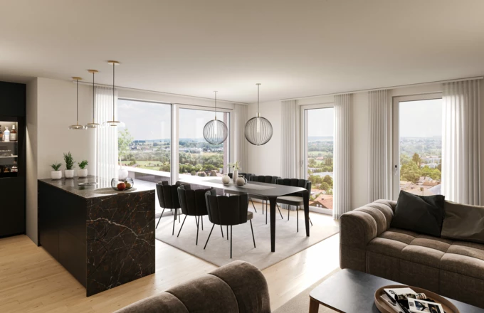 Visualisierung Halde - Innen 1 Visualisierung Halde - Innen 1